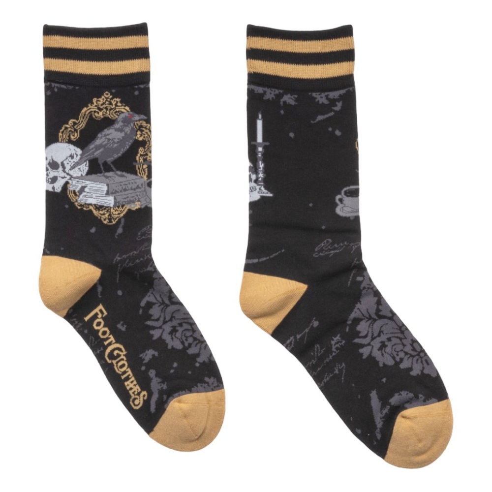 Footclothes - Nocturnal Raven's Grimoire Sokken - Zwart